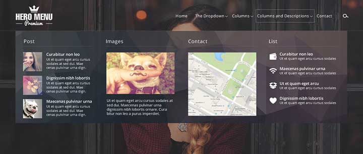 Hero Menu WordPress Plugin