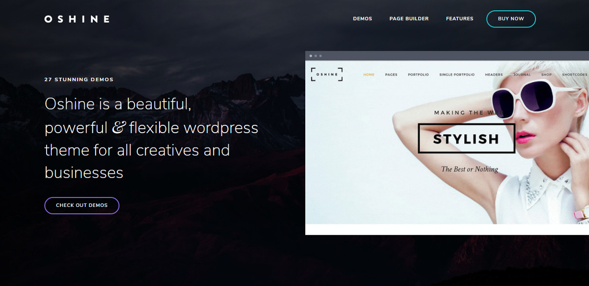 Oshine WordPress Theme