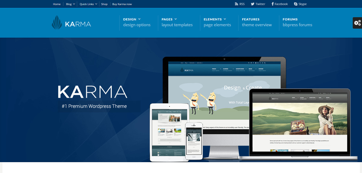 Karma WordPress Theme