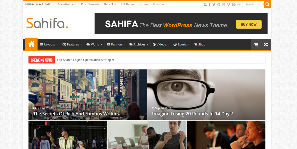 Sahifa WordPress Theme