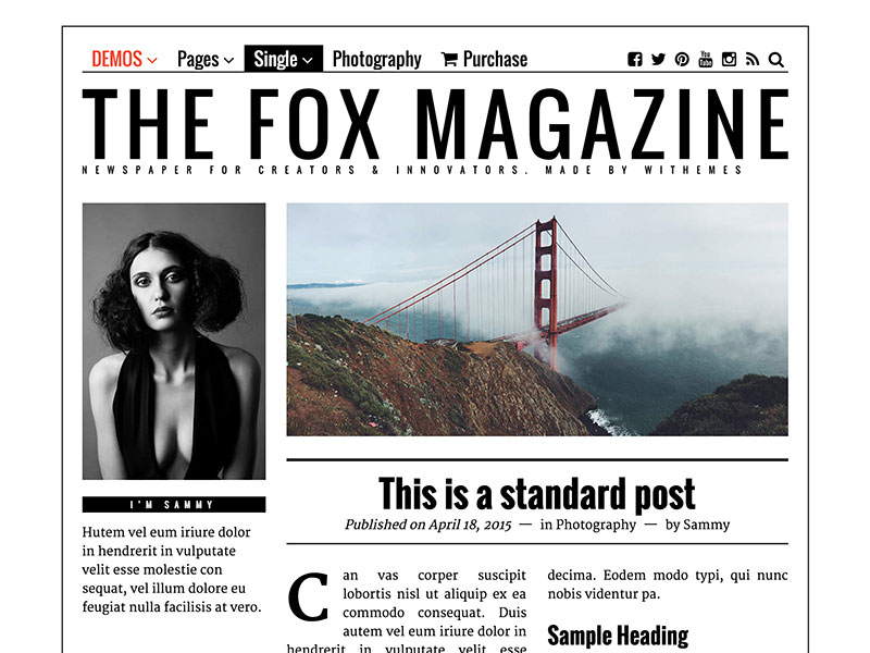 the-fox-magazine-theme