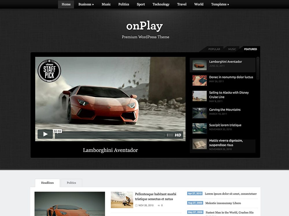 onplay-video-magazine-theme