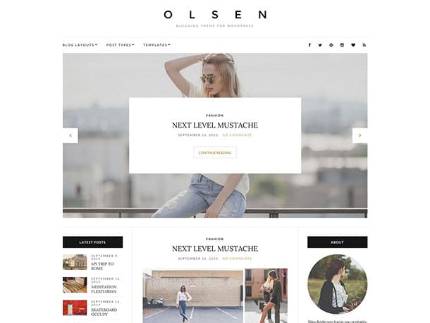 Olsen-Blogging-theme-for-WordPress