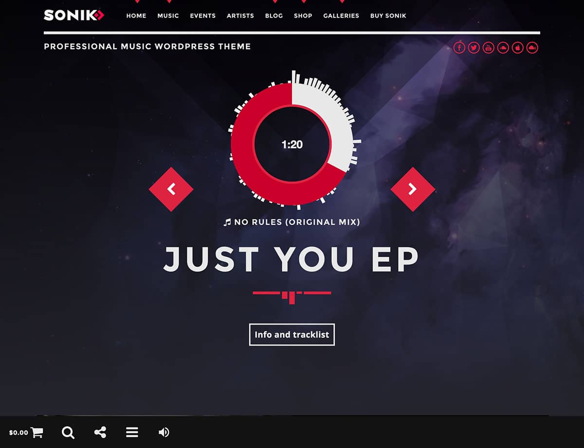 sonik-music-wordpress-theme