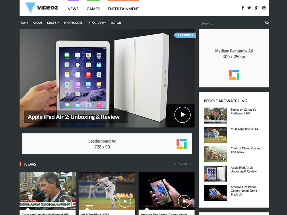 videoz-video-wordpress-theme