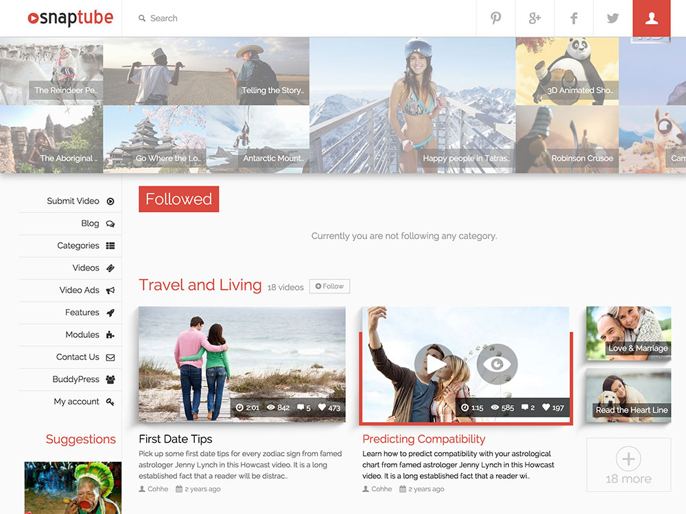 snaptube-video-theme