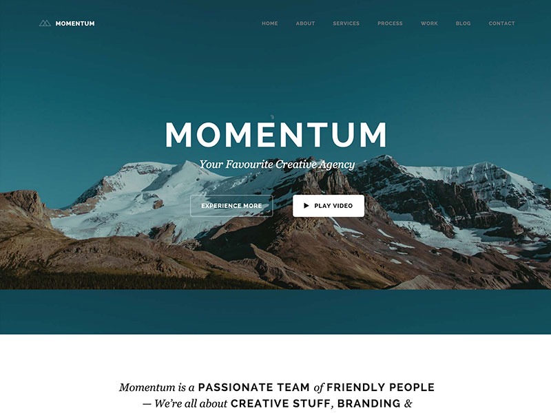 momentum-creative-one-page-theme