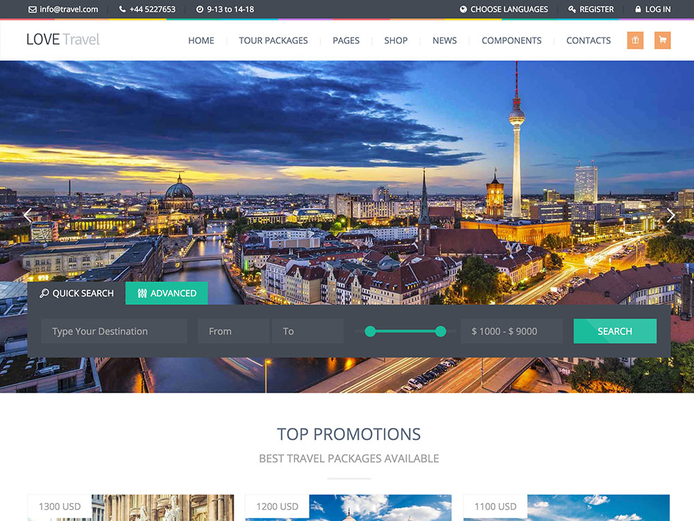 love-travel-agency-wordpress-theme