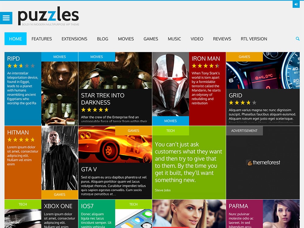 puzzles-magazine-theme