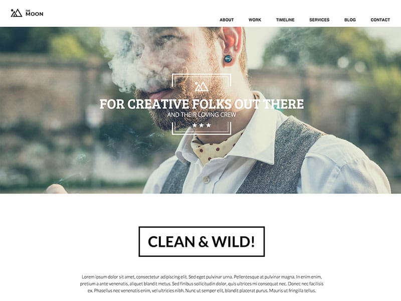 the-moon-one-page-wordpress-theme