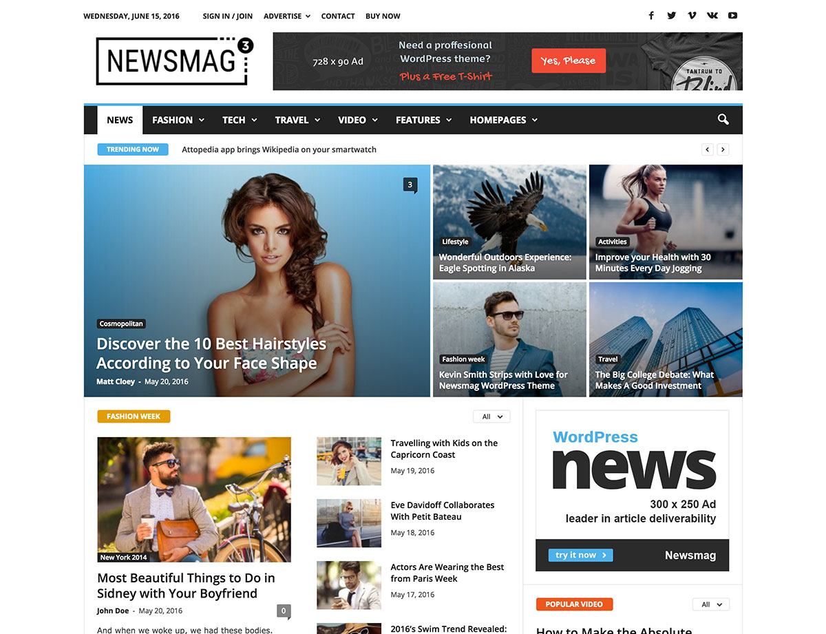 newsmag-wp-theme