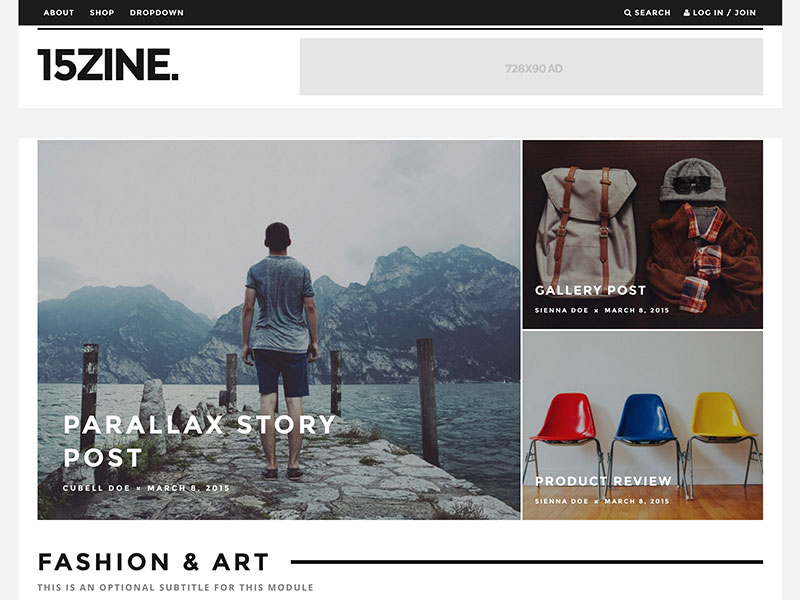 15zine-wordpress-magazine-theme