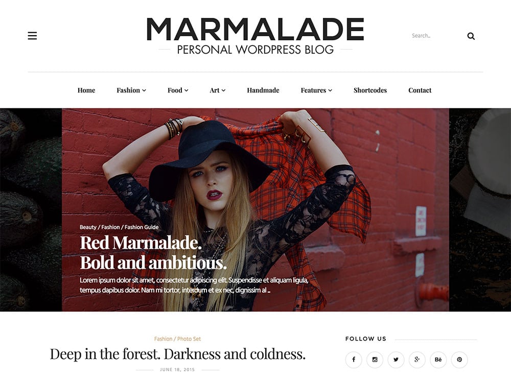 marmalade-personal-wordpress-blog-theme