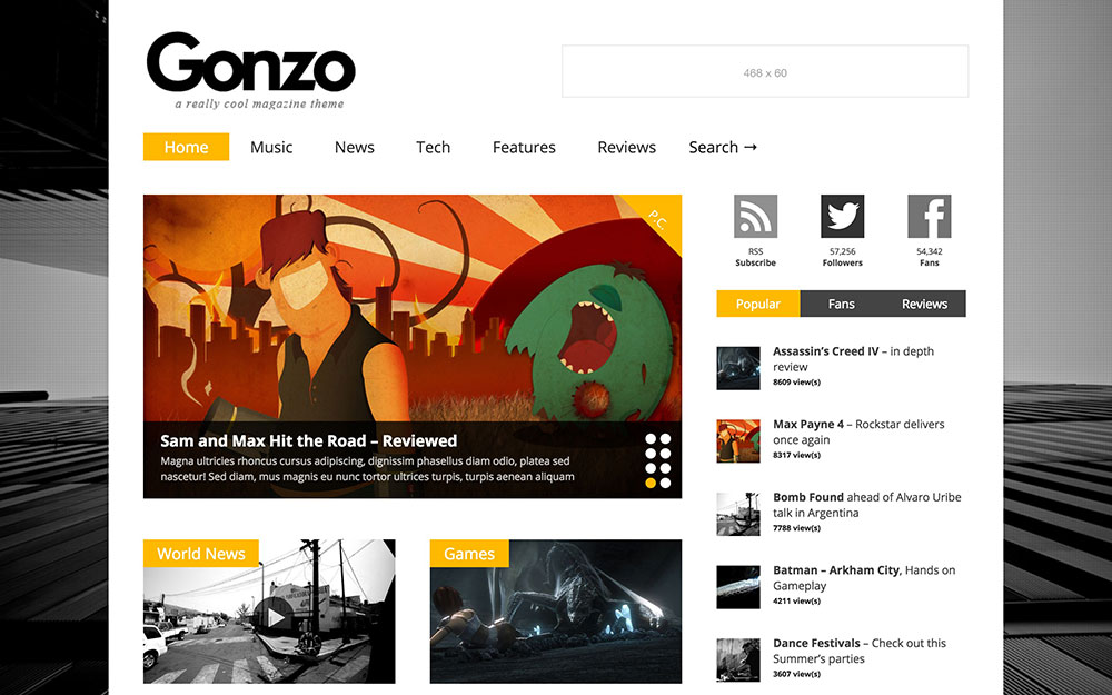 gonzo-magazine-theme