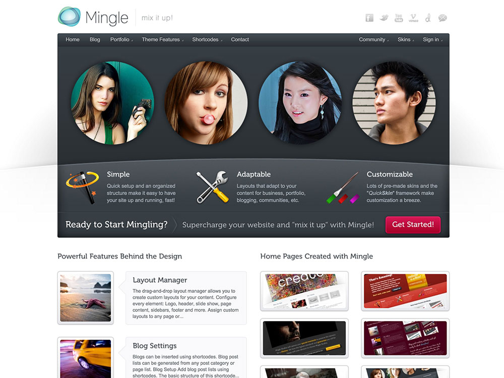 mingle-buddypress-theme