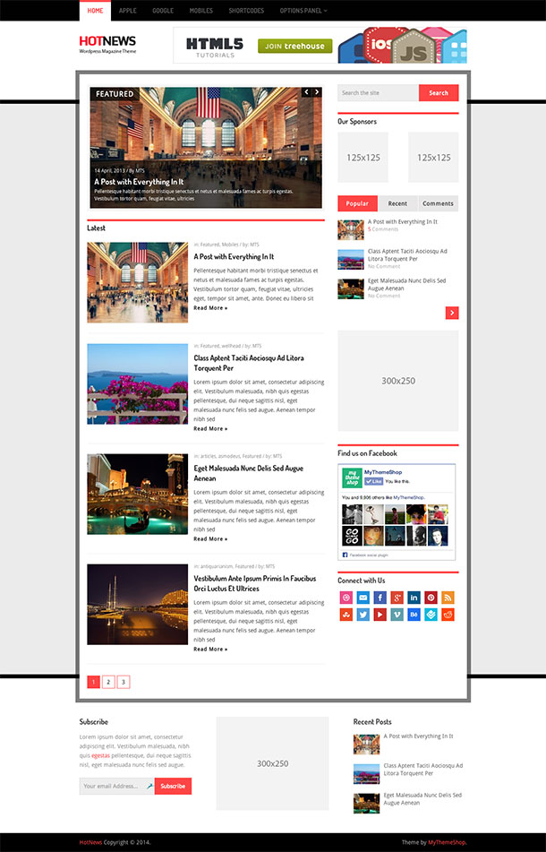 HotNews-WordPress-Theme