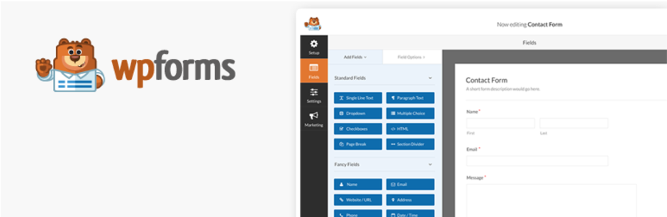 Contact Form by WPForms Drag Drop Form Builder for WordPress