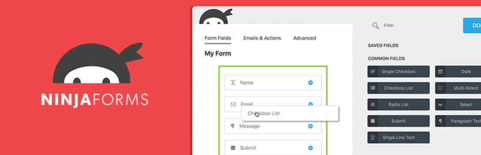 Ninja Forms The Easy and Powerful Forms Builder