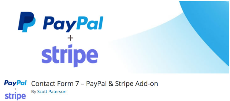 Contact Form 7 – PayPal & Stripe Add-on plugin