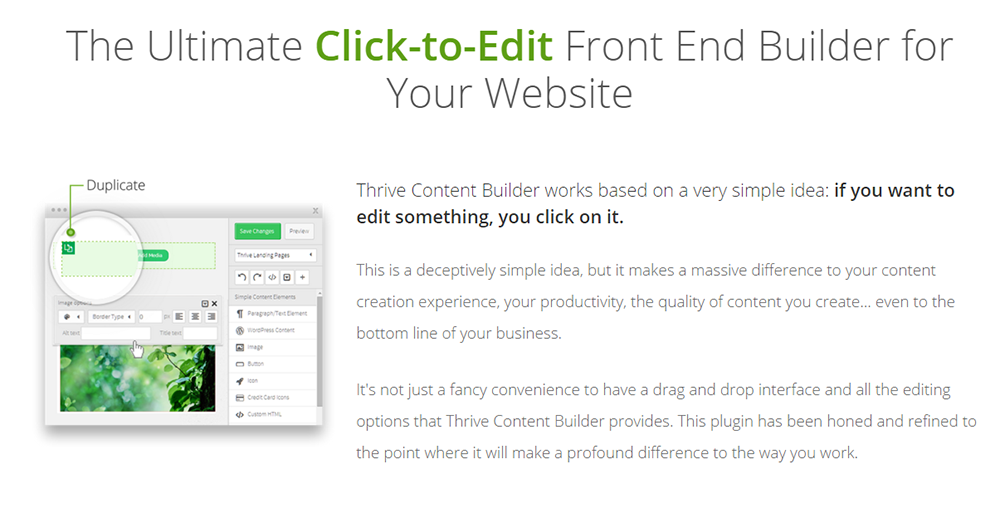 Thrive Content Builder