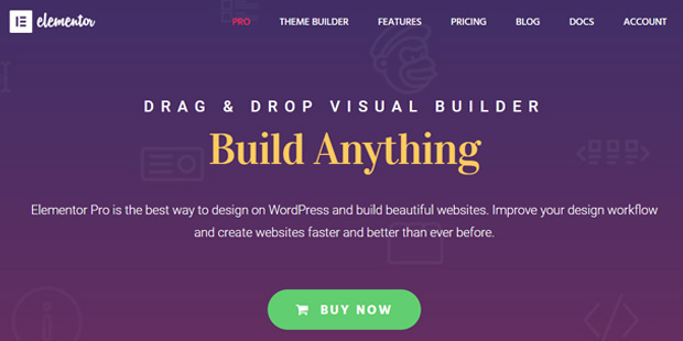 Elementor Drag and Drop WordPress Page Builder