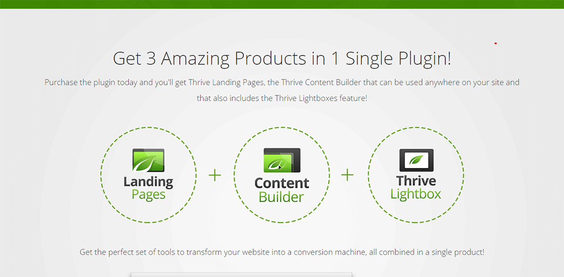 Thrive Landing Pages