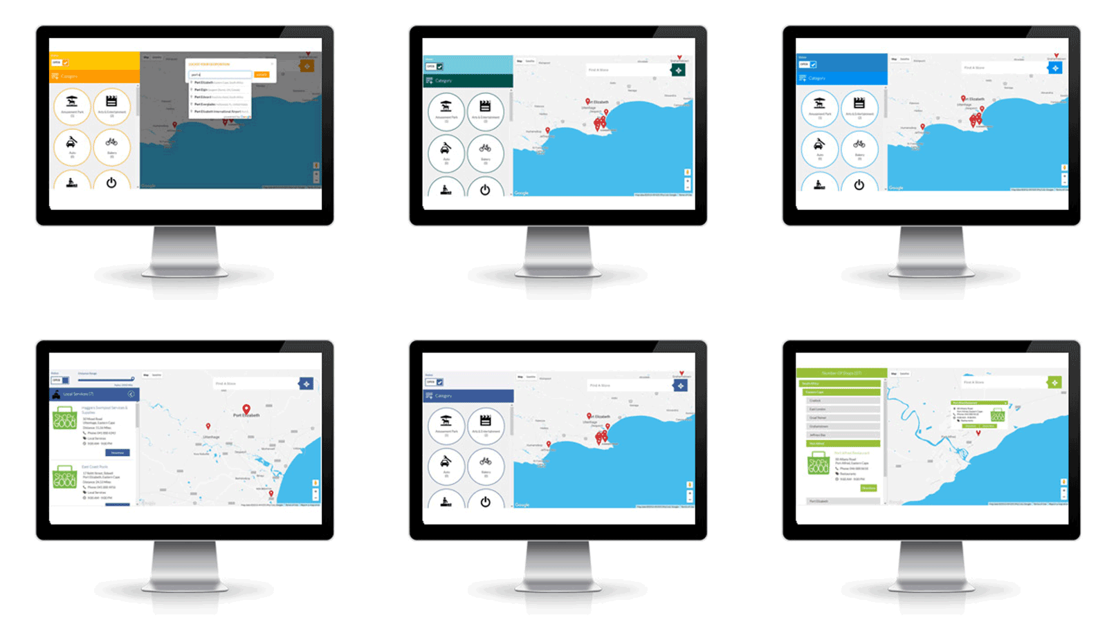 Agile Store Locator Map Examples