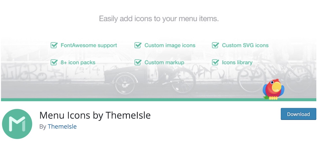 menu icons wordpress plugin