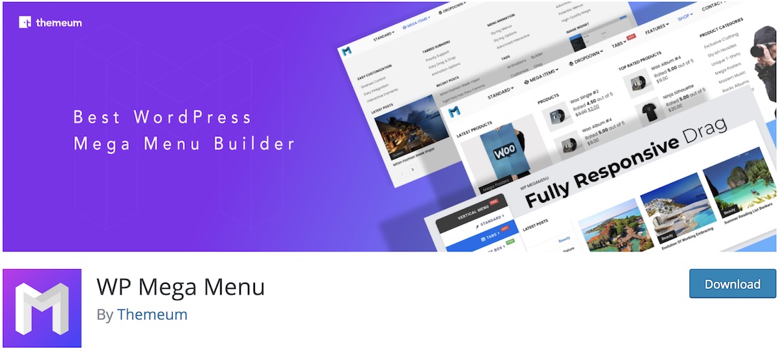 wp mega menu wordpress plugin