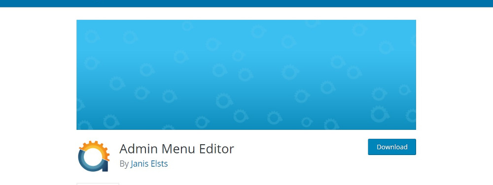 Admin Menu Editor