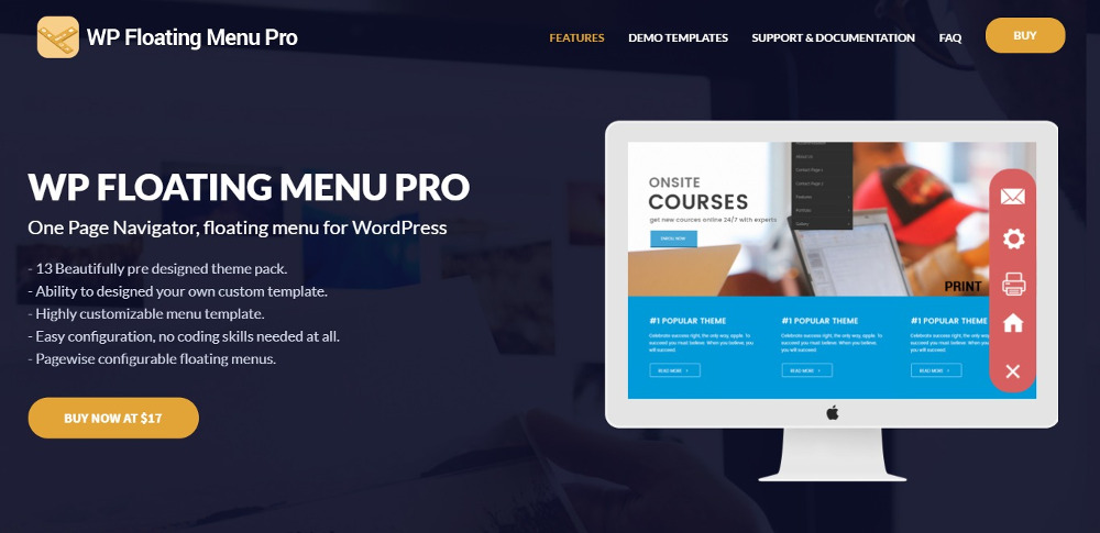 WP Floating Menu Pro