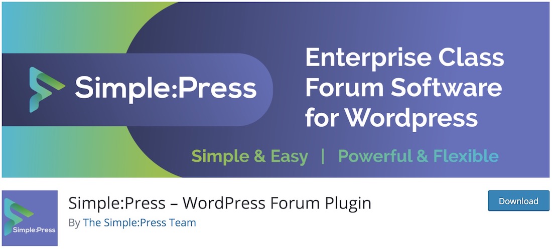 simplepress wordpress forum plugin
