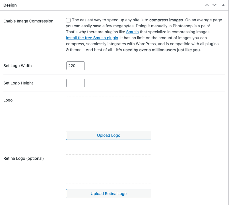 Maintenance-design-settings