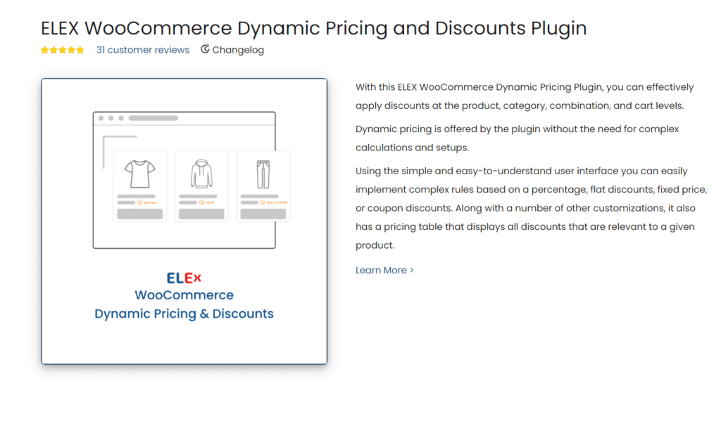 ELEX WooCommerce Dynamic Pricing and Discounts Plugin