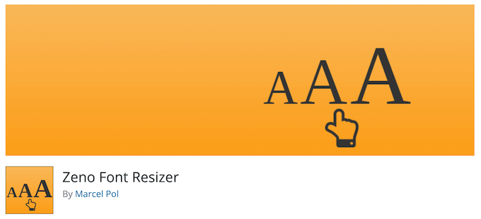 Zeno Font Resizer