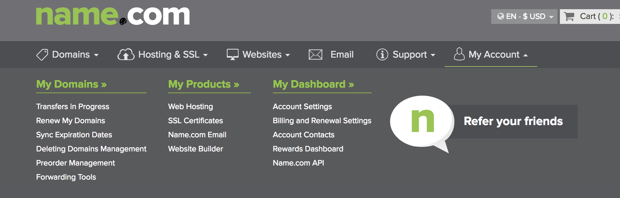 Domain Dashboard