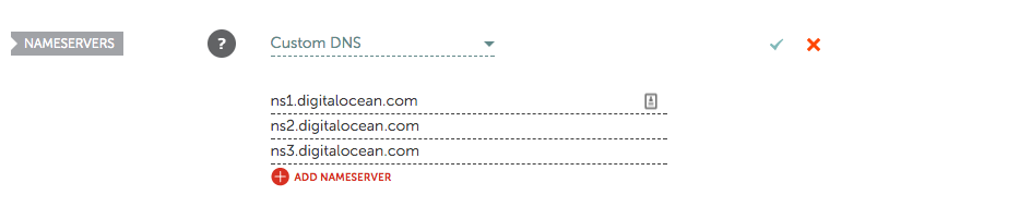 Namecheap custom dns nameserver entry