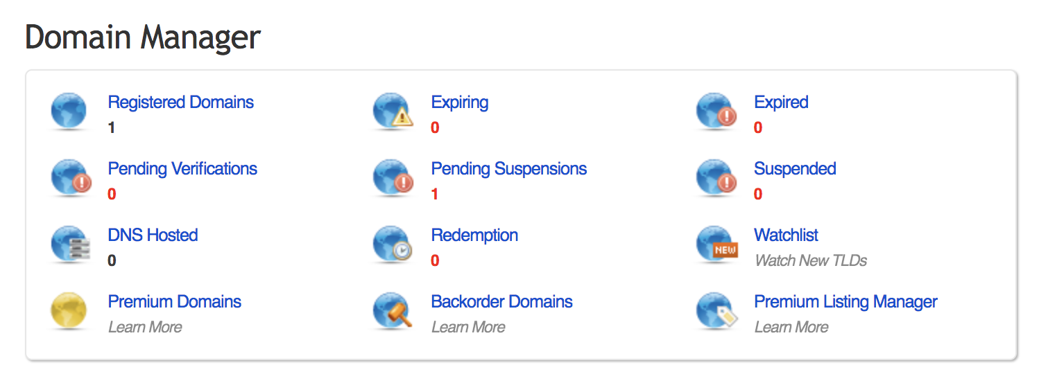Domain Manager