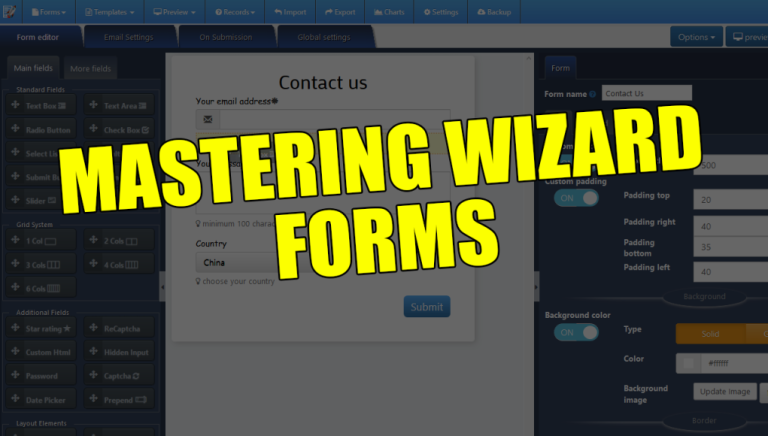 Transform Your Forms: Crafting Captivating Wizard Forms