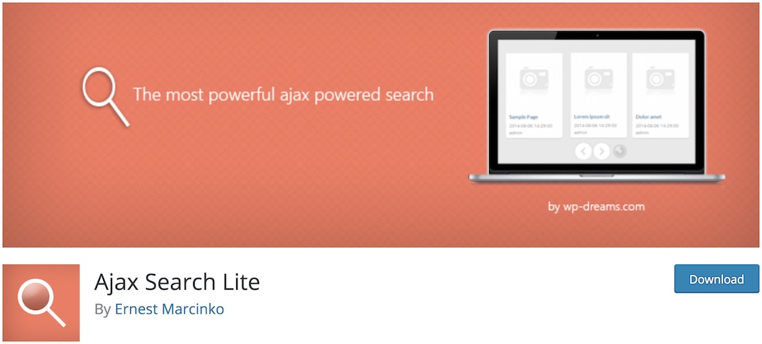 ajax search lite wordpress plugin