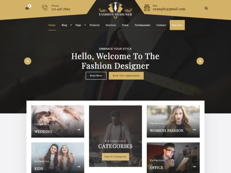 The Fashion Designer theme.