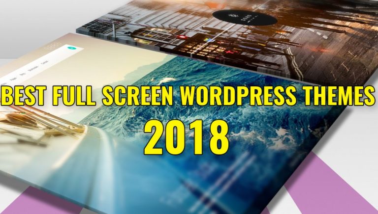 Best Full Screen WordPress Themes