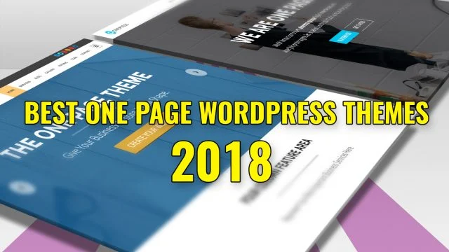 Best One Page WordPress Themes