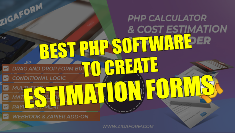 Best PHP software to create estimation forms in 2025