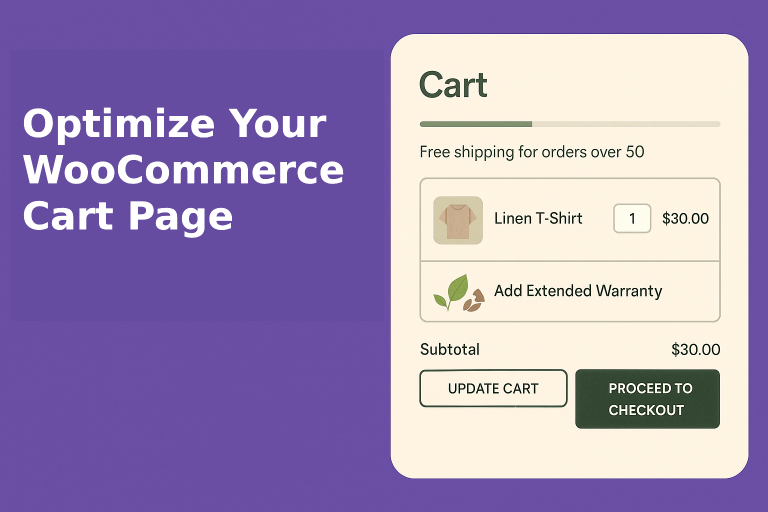 Keep Using Your Cart Page