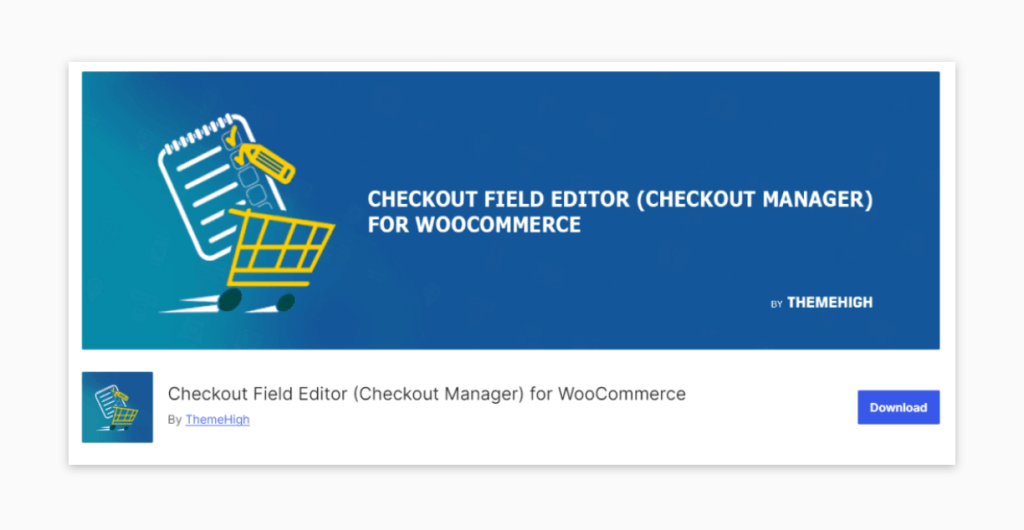 Checkout Field Editor (Checkout Manager) for WooCommerce plugin.